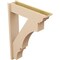 Ekena Millwork 7 1/2-in W x 30-in D x 42-in H Balboa Trad Rough Cedar Woodgrain TimberThane Outlooker, Primed Tan OUTUR075X30X42BOA04RCPR - alternate 3